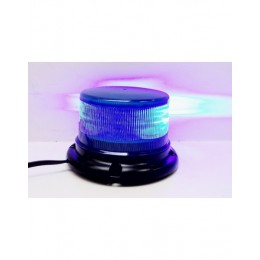 PILOTO LANZA-DESTELLOS LED AZUL. BASE MAGNETICA