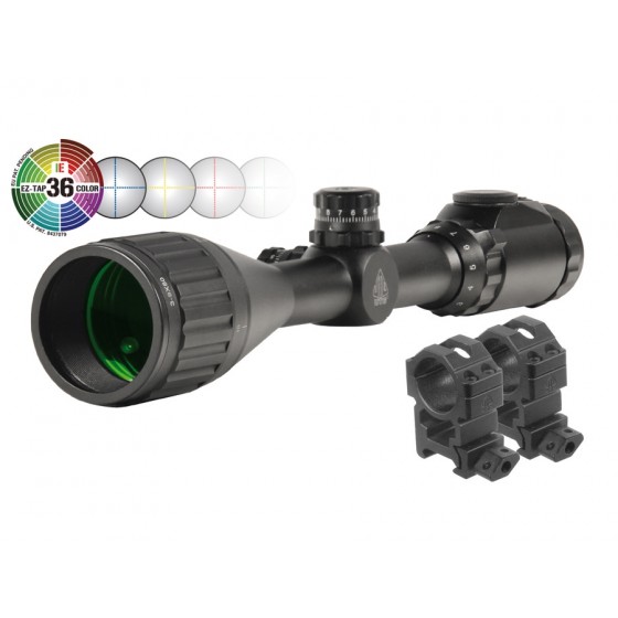 VISOR LEAPERS 3-9X50 RET.ILUMINADA - 36 COLORES
