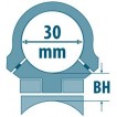 Monturas APEL Blue-line para REM 700 - 30mm. bajas