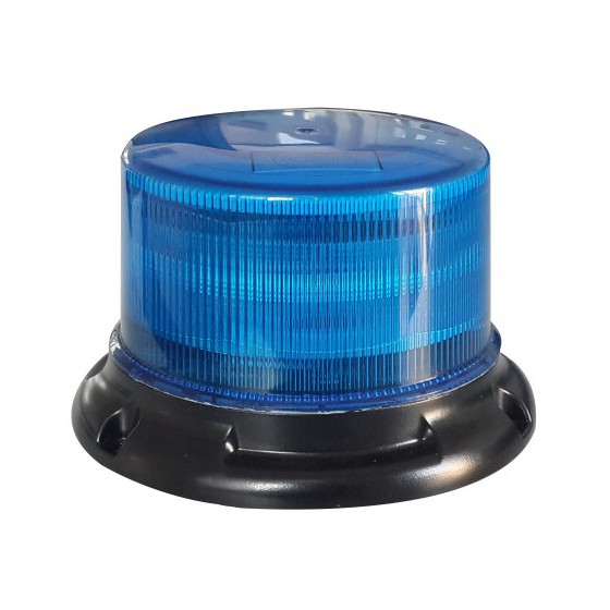 PILOTO LANZA-DESTELLOS LED AZUL. BASE MAGNETICA PARA TECHO